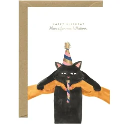 All the ways to say Carte d'anniversaire Whatever cat > Papeterie