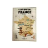 Atelier Vauvenargues Carte des Vignobles Français - 30 x 40 cm - Ecru > Fabriqué En France|Papeterie