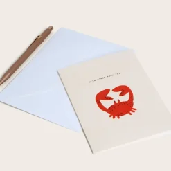 Season Paper Carte de voeux Crabe > Papeterie