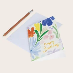 Season Paper Carte Double Parfum Joyeux Anniversaire > Fabriqué En France|Papeterie
