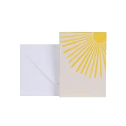 Season Paper Carte Double Sun Hello Sunshine > Fabriqué En France|Papeterie