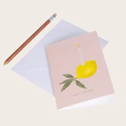 Sélectionné par Fleux Carte Lemon Birthday > Papeterie