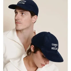 Sélectionné par Fleux Casquette l'Amour est Déclaré Côtelé - Navy > Fabriqué En Europe