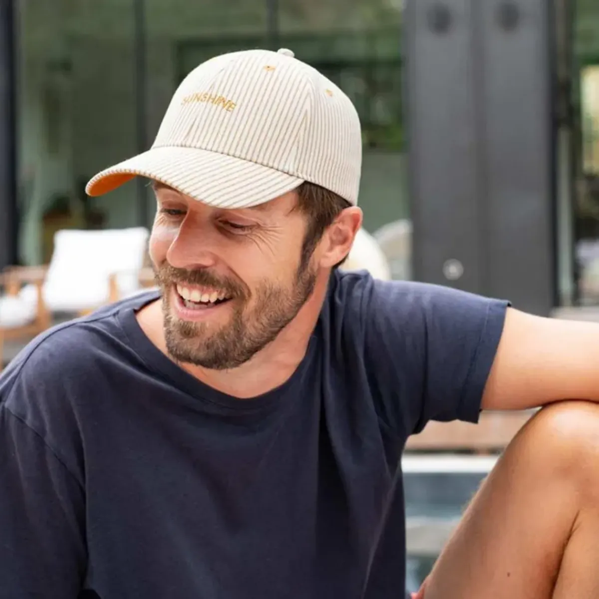 Chamaye Casquette à rayures Sunshine > Fabriqué En Europe