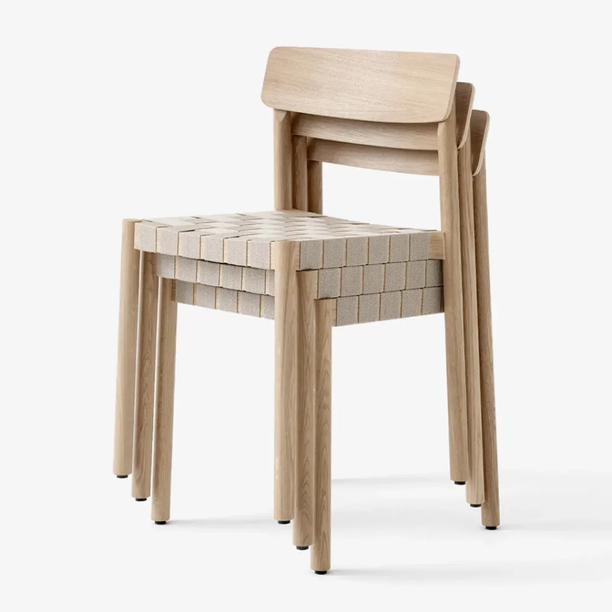 And Tradition Chaise Betty TK1 Chêne Natural Webbing > Chaises