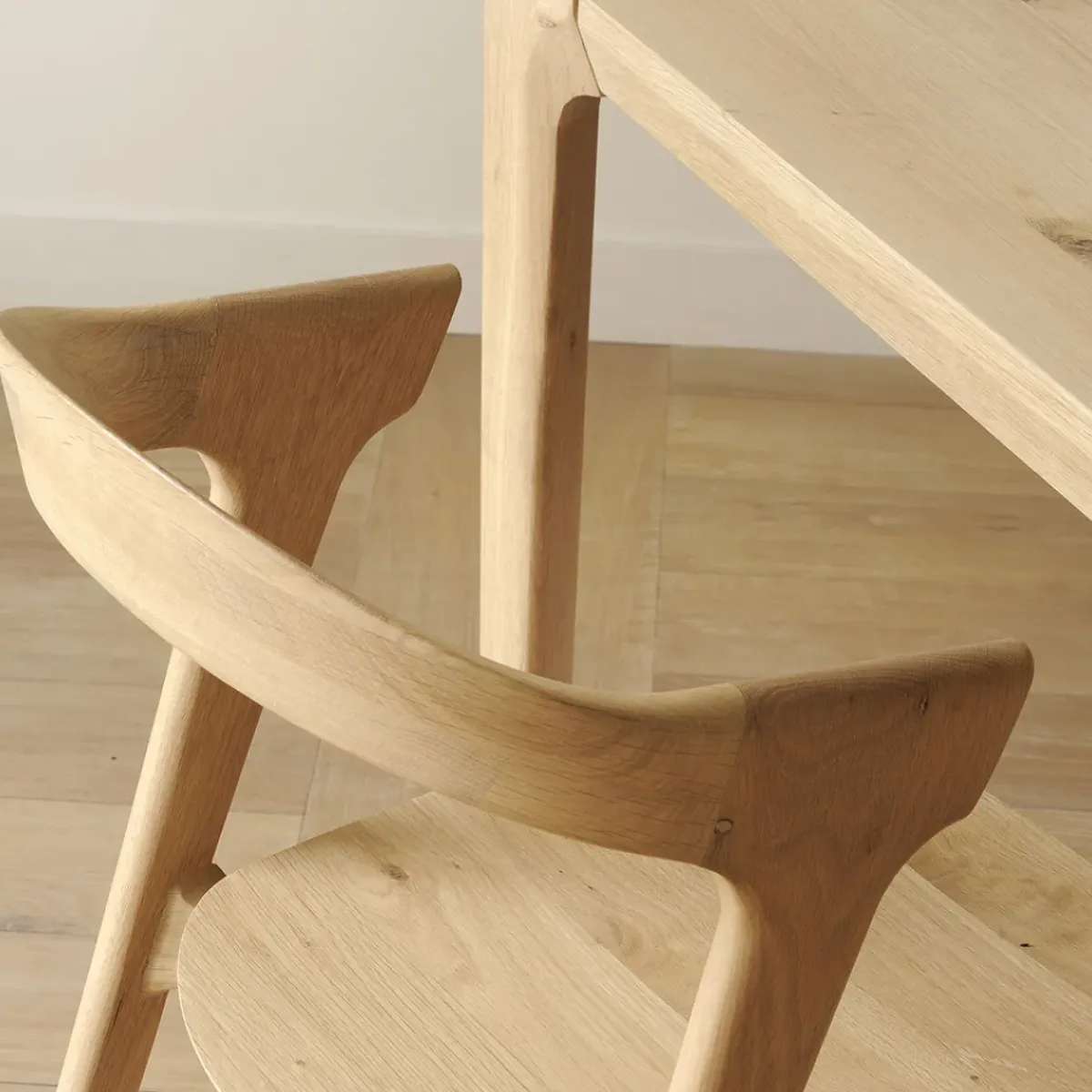 Ethnicraft Chaise Bok en chêne > Assises|Chaises