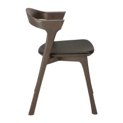 Ethnicraft Chaise Bok en chêne brun > Assises|Chaises