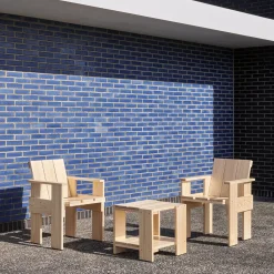 Hay Chaise Dining Crate - Pinewood - 64 x 81 x 57,5 cm > Fauteuils & Repose-pieds