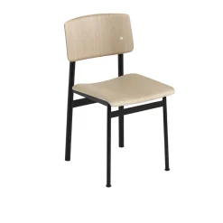Muuto Chaise Loft - Noir u0026 Chêne > Fabriqué En Europe|Chaises