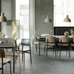 Muuto Chaise Loft - Noir u0026 Chêne > Fabriqué En Europe|Chaises