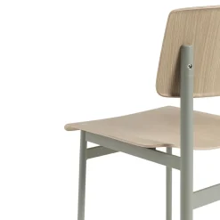 Muuto Chaise Loft - Vert u0026 Chêne > Fabriqué En Europe|Chaises
