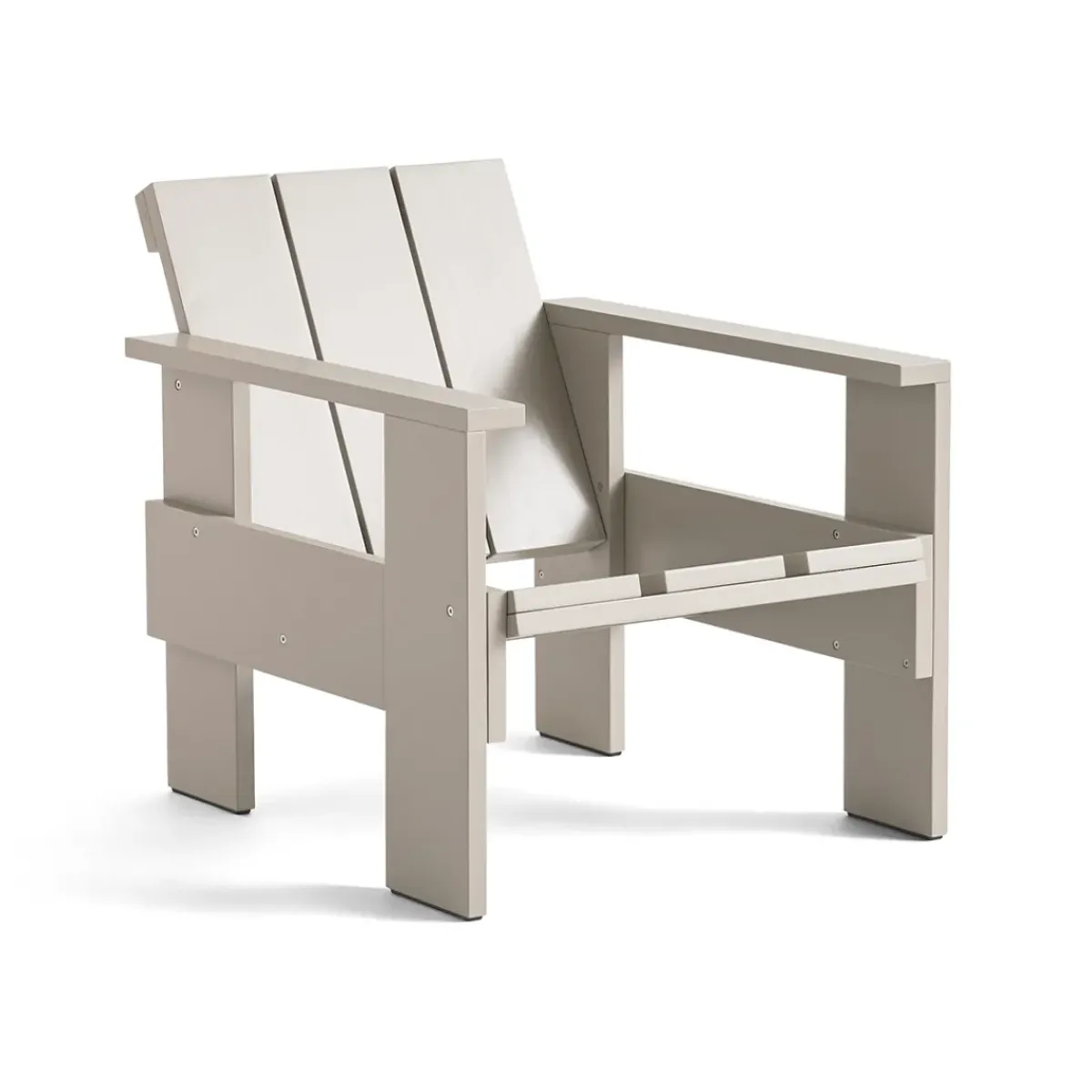 Hay Chaise Longue Crate - London Fog - 77 x 64,5 x 58 cm > Fauteuils & Repose-pieds
