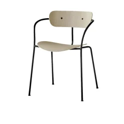 And Tradition Chaise Pavilion AV2 Chêne > Chaises