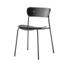 And Tradition Chaise Pavilion AV1 Chêne - Noir > Chaises