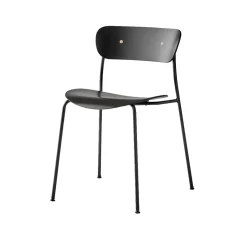 And Tradition Chaise Pavilion AV1 Chêne - Noir > Chaises