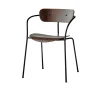 And Tradition Chaise Pavilion AV2 Noyer > Chaises