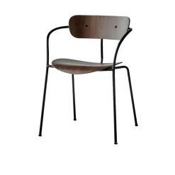 And Tradition Chaise Pavilion AV2 Noyer > Chaises