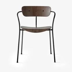 And Tradition Chaise Pavilion AV2 Noyer > Chaises