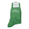 Félicie Aussi Chaussettes Anti-Connards à paillettes 36/40 - Vert > Femme Fabriqué En France|Mode