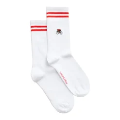 Sélectionné par Fleux Chaussettes brodées Cycliste > Femme Chaussettes|Chaussettes