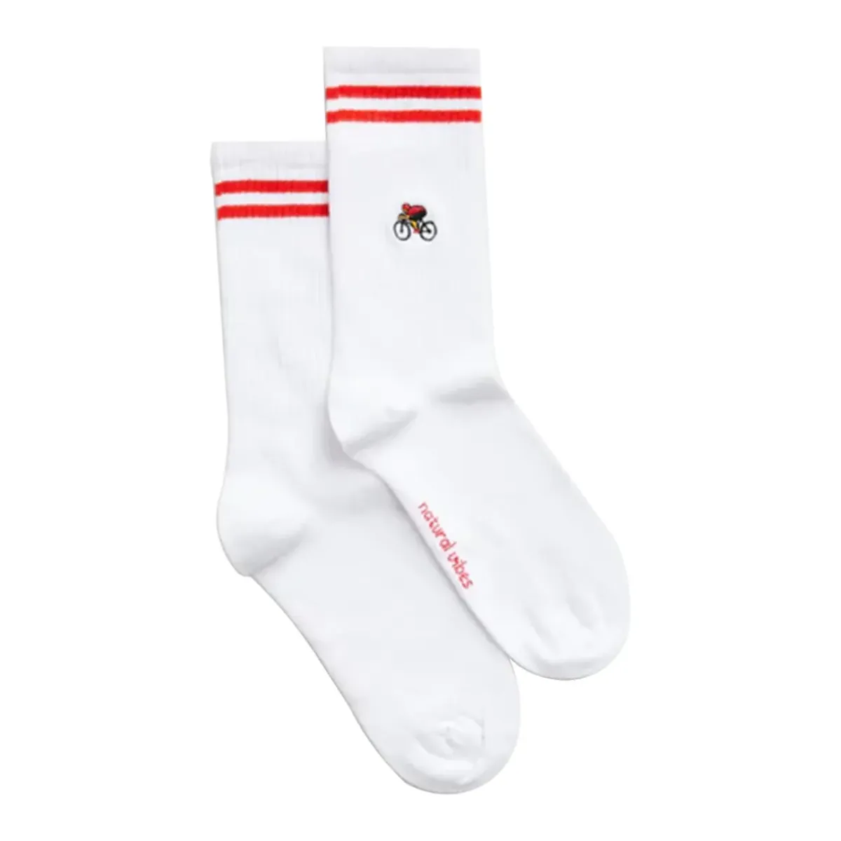 Sélectionné par Fleux Chaussettes brodées Cycliste > Femme Chaussettes|Chaussettes