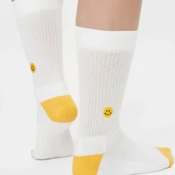 Sélectionné par Fleux Chaussettes brodées Smiley > Femme Chaussettes|Chaussettes