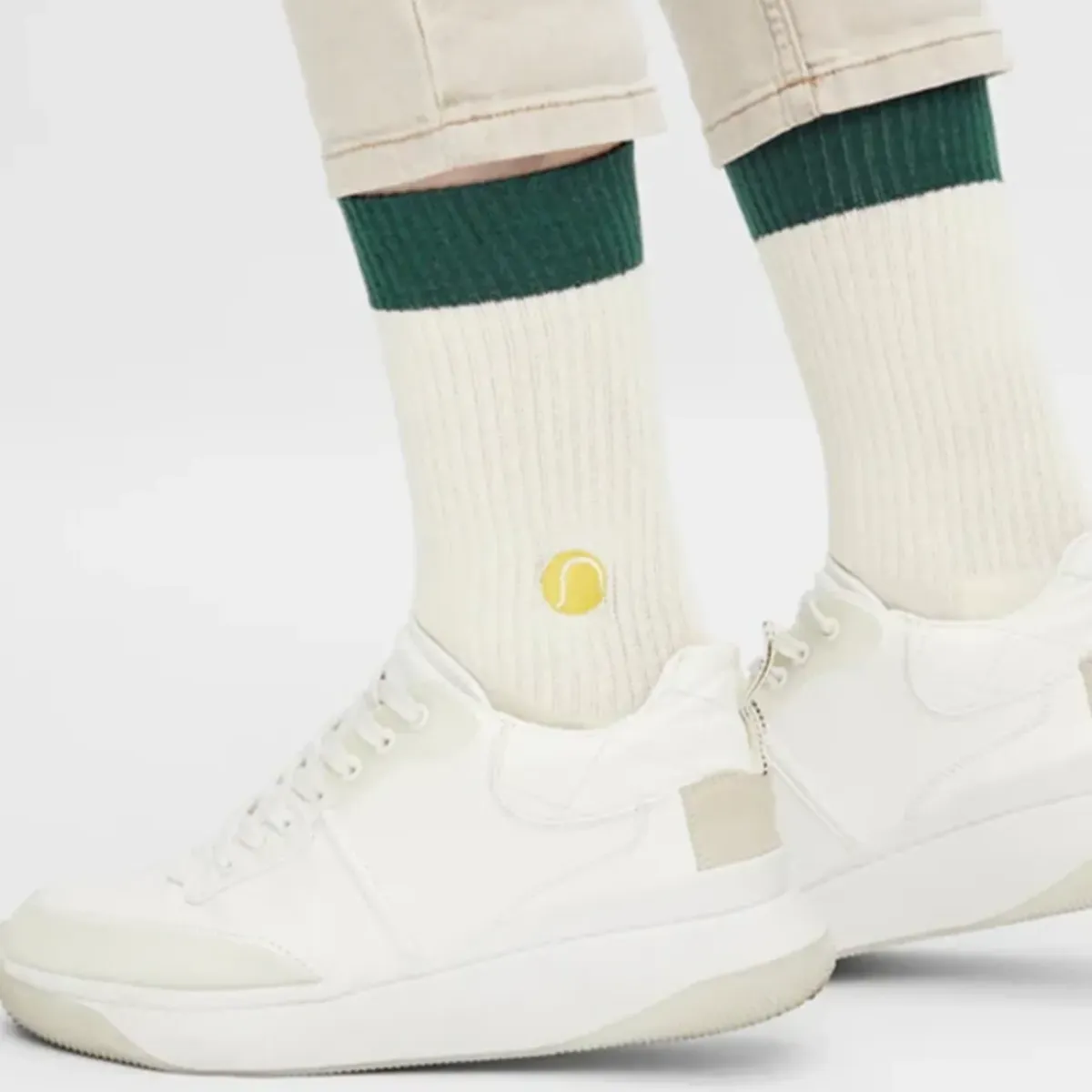 Sélectionné par Fleux Chaussettes brodées Tennis > Femme Chaussettes|Chaussettes
