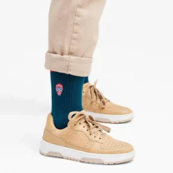 Sélectionné par Fleux Chaussettes brodées Tête de Mort > Femme Chaussettes|Chaussettes