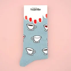 Coucou Suzette Chaussettes Café > Femme Fabriqué En France|Chaussettes