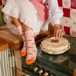 Coucou Suzette Chaussettes Carrot Cake > Femme Fabriqué En France|Chaussettes