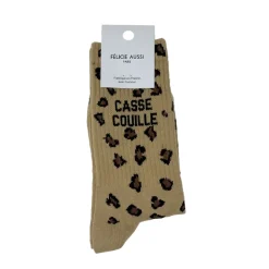 Félicie Aussi Chaussettes Casse Couille 36/40 - Léopard > Femme Fabriqué En France|Mode