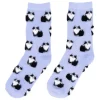 Coucou Suzette Chaussettes Chat Noir u0026 Blanc - Violet > Femme Mode|Chaussettes