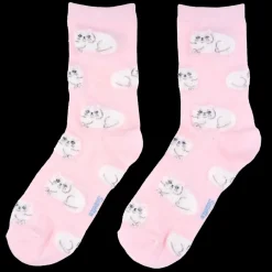 Coucou Suzette Chaussettes Chat Persan - Rose > Femme Mode|Chaussettes