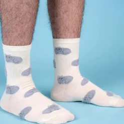 Coucou Suzette Chaussettes Chat Suzette - Blanc > Femme Mode|Chaussettes
