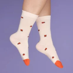 Coucou Suzette Chaussettes Coccinelle > Femme Fabriqué En France|Chaussettes