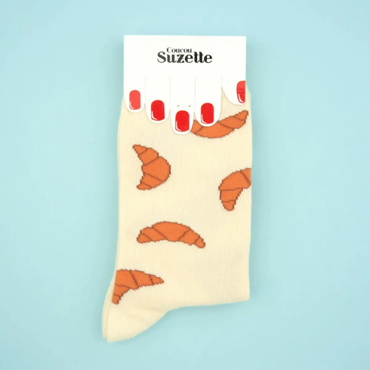 Coucou Suzette Chaussettes Croissant > Femme Fabriqué En France|Chaussettes