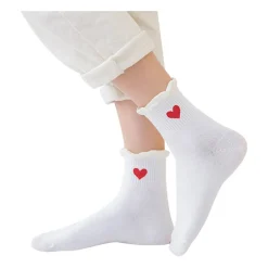 Tites Chaussettes Chaussettes Dentelle Cur Long 35/42 - Blanc > Femme Chaussettes|Chaussettes