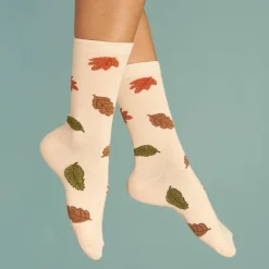 Coucou Suzette Chaussettes Feuille de Châtaignier > Femme Fabriqué En France|Chaussettes