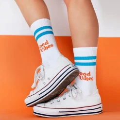 Sélectionné par Fleux Chaussettes Good Vibes > Femme Chaussettes|Chaussettes