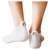 Tites Chaussettes Chaussettes Languette Chat 35/42 - Blanc > Femme Chaussettes|Chaussettes