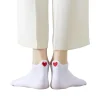 Tites Chaussettes Chaussettes Languette Coup de coeur - Blanc > Femme Chaussettes|Chaussettes