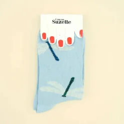 Coucou Suzette Chaussettes Libellule > Femme Fabriqué En Europe|Chaussettes