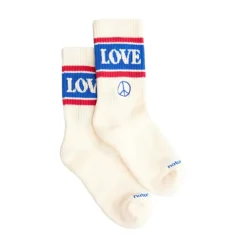 Sélectionné par Fleux Chaussettes Peace u0026 Love > Femme Chaussettes|Chaussettes