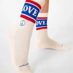 Sélectionné par Fleux Chaussettes Peace u0026 Love > Femme Chaussettes|Chaussettes