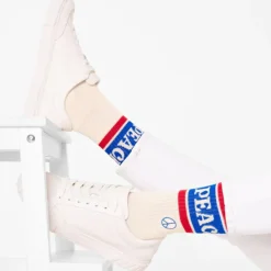 Sélectionné par Fleux Chaussettes Peace u0026 Love > Femme Chaussettes|Chaussettes