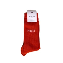 Felicie Aussi Chaussettes Poulet Cayenne 40/45 > Femme Fabriqué En France|Chaussettes
