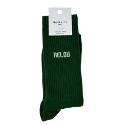 Félicie Aussi Chaussettes Relou 40/45 - Vert > Fabriqué En France|Mode