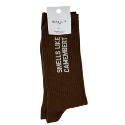 Félicie Aussi Chaussettes Smells Like Camembert 40/45 - Marron > Fabriqué En France|Mode