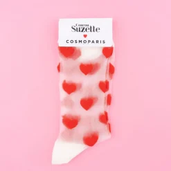 Coucou Suzette Chaussettes Transparentes Coeur > Femme Chaussettes|Chaussettes