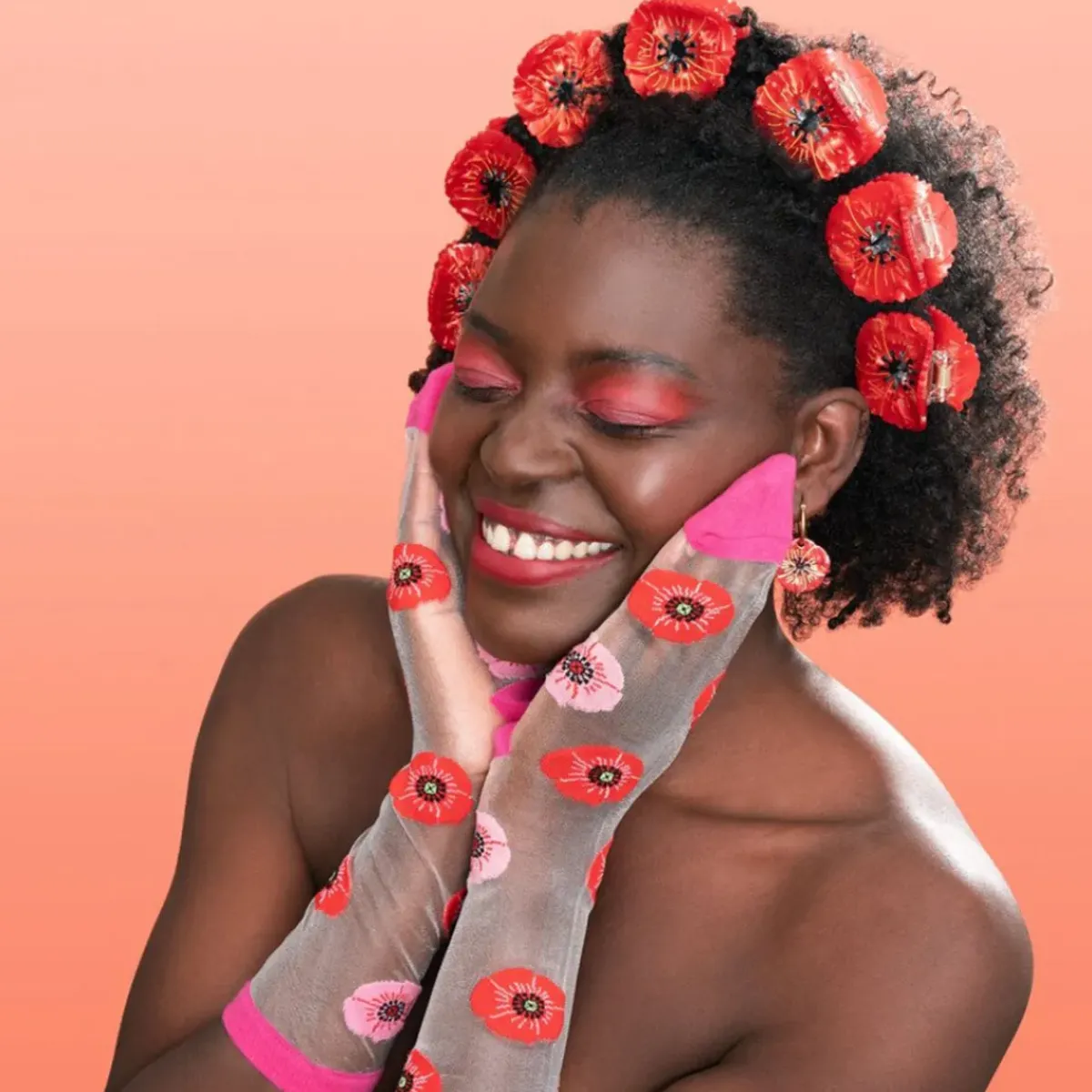 Coucou Suzette Chaussettes Transparentes 35/40 - Coquelicots > Femme Chaussettes|Chaussettes